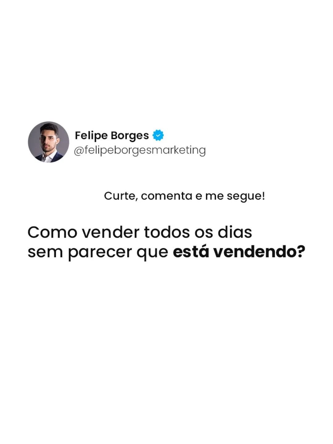 Post da Agência BORGEZ no Instagram